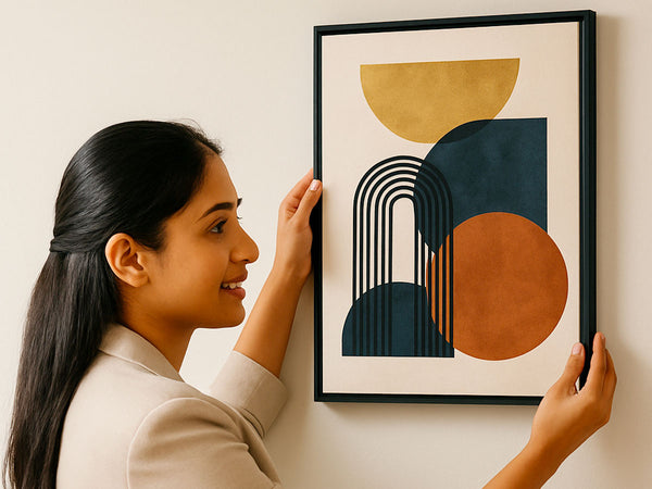 What Size Wall Art Should You Buy? And How High Should You Hang It?