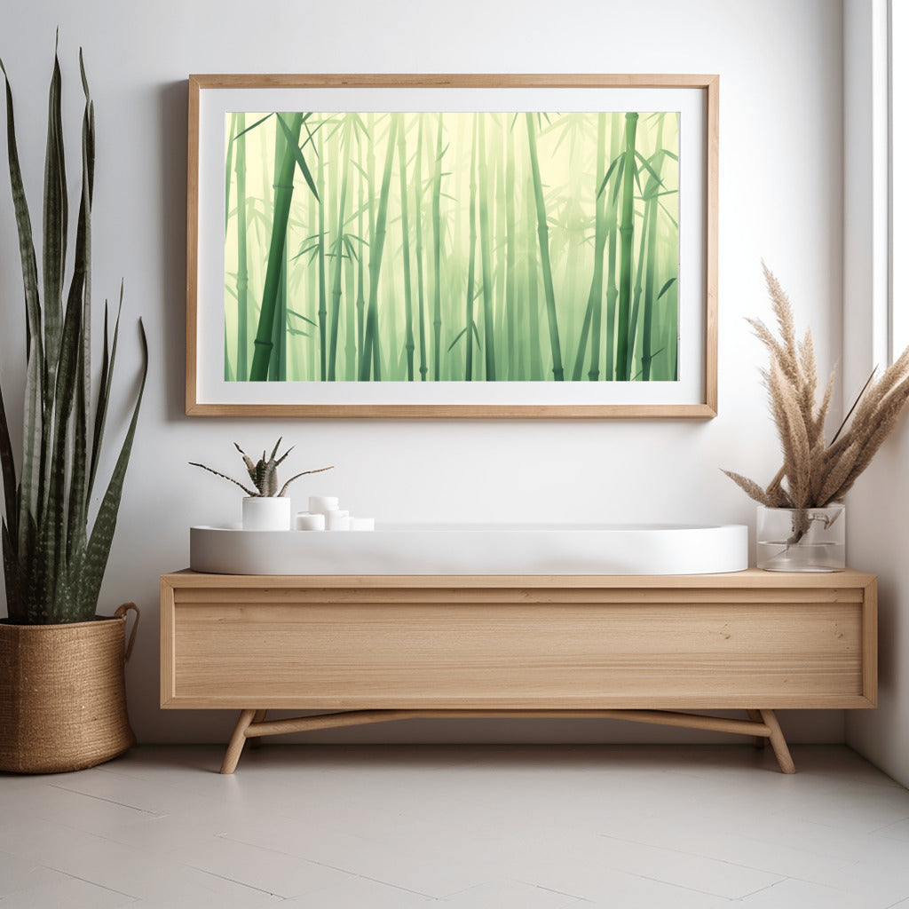 Serene Bamboo Grove Art - PrintKloud