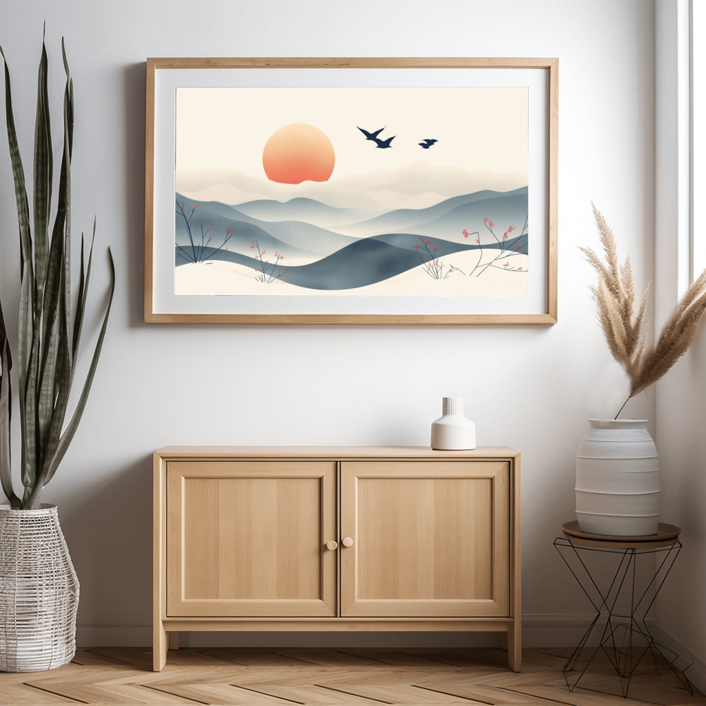 Radiant Sunrise Art - PrintKloud