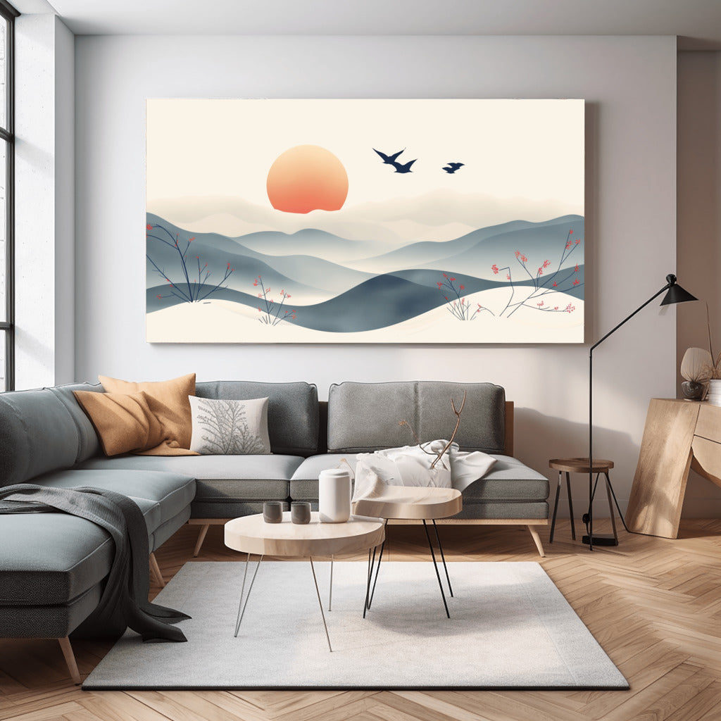 Radiant Sunrise Art - PrintKloud