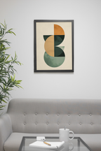 Dynamic Circles Abstract Artwork 
