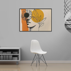 Abstract Sunflower Orange Tones 