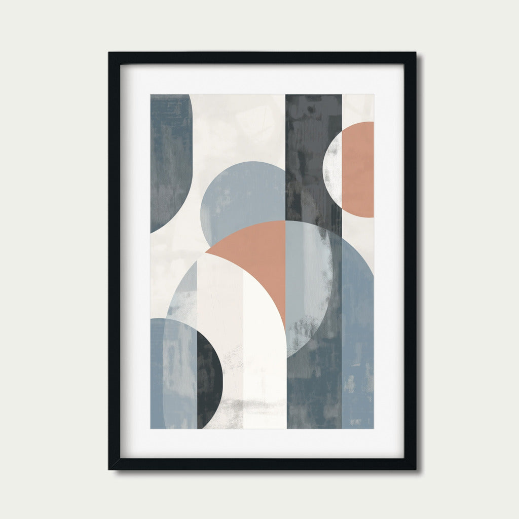 Warm Grey Tones Abstract Artwork
