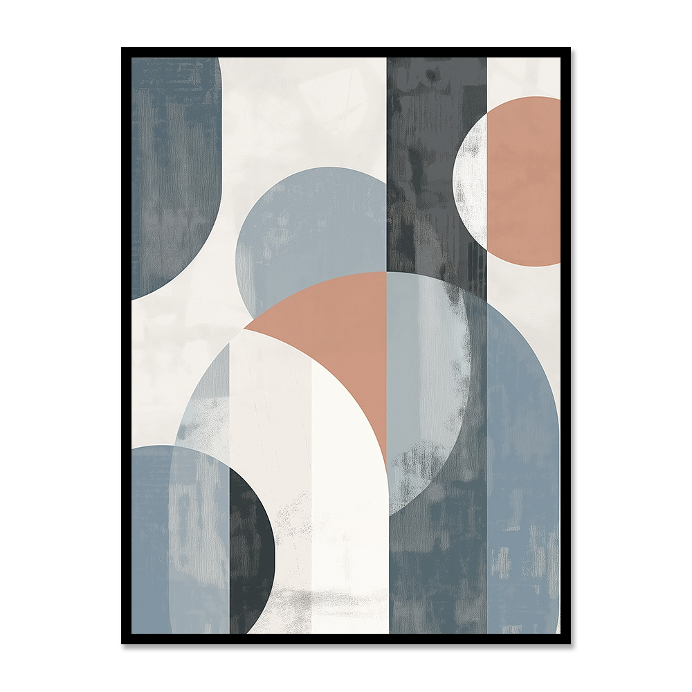 Warm Grey Tones Abstract Artwork