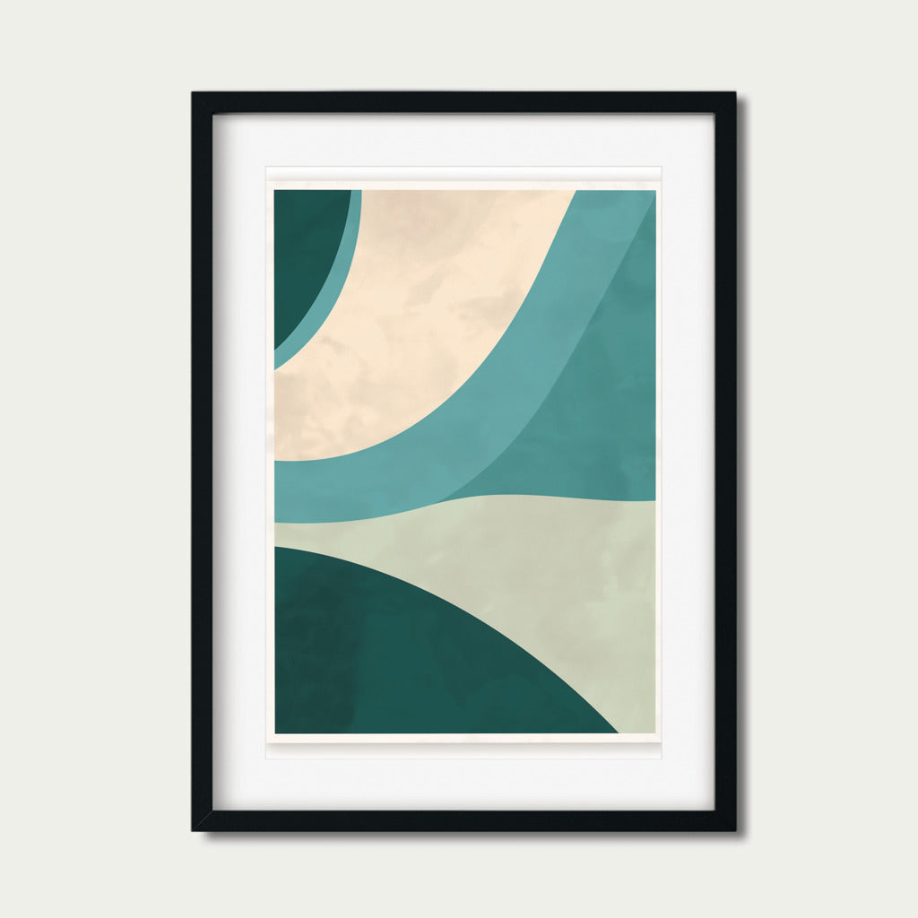 Calming Blue Abstract Art