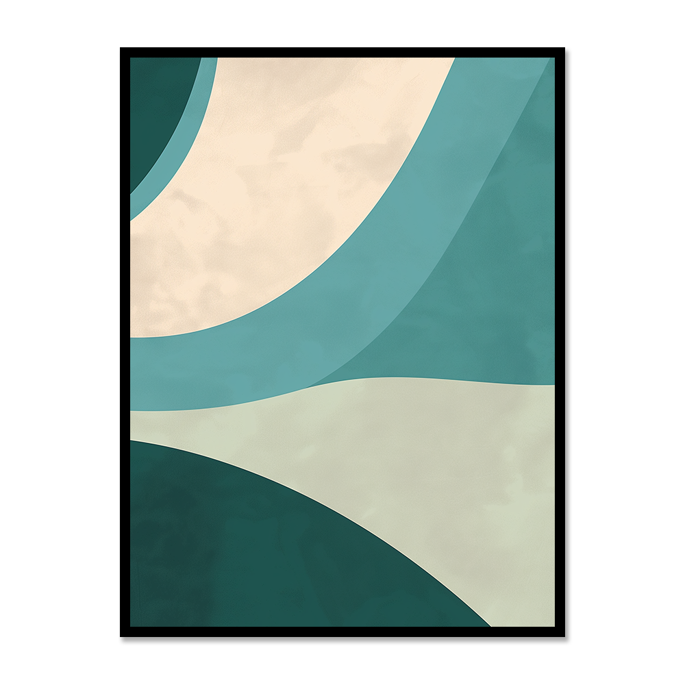 Calming Blue Abstract Art