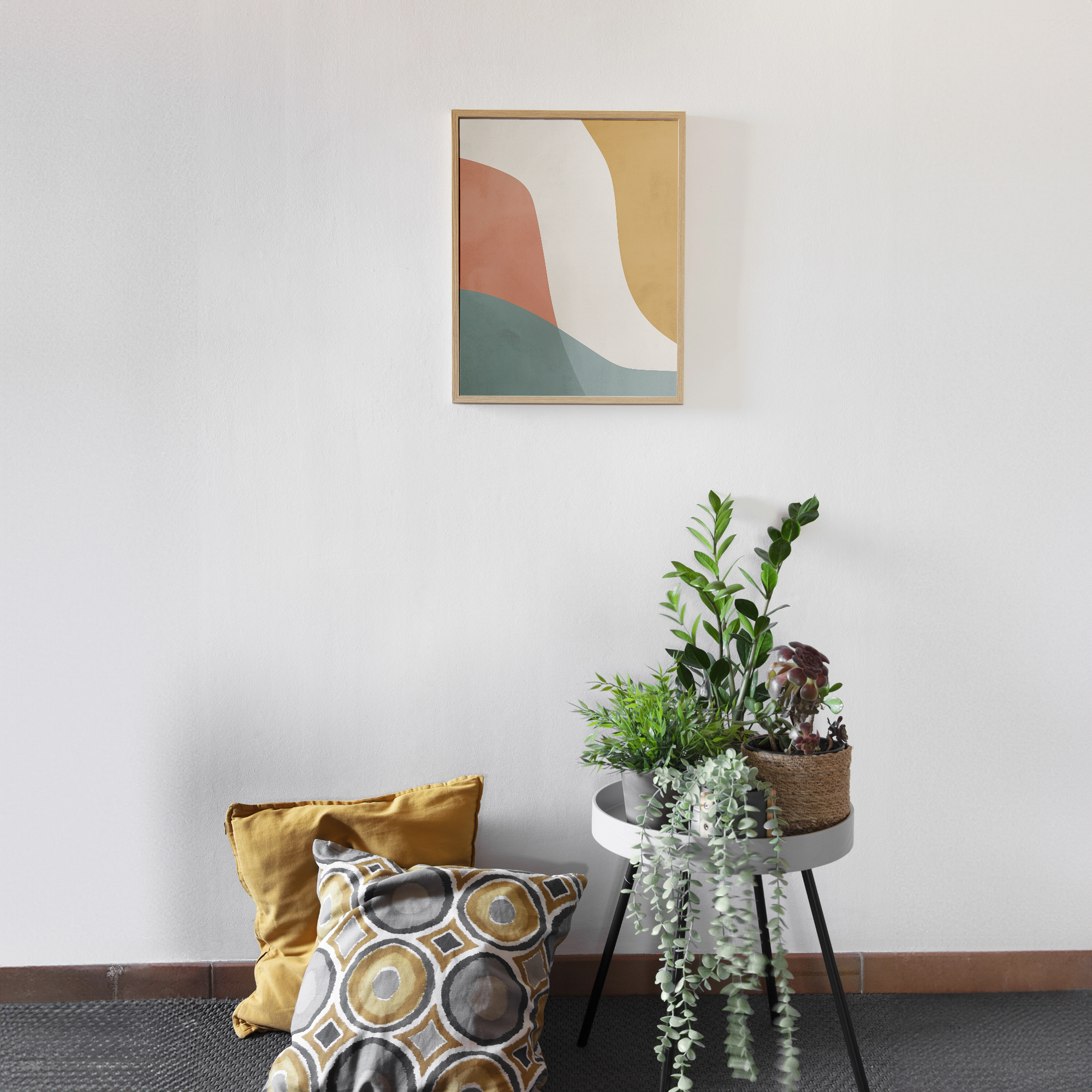 Warm Tones Abstract Art - PrintKloud
