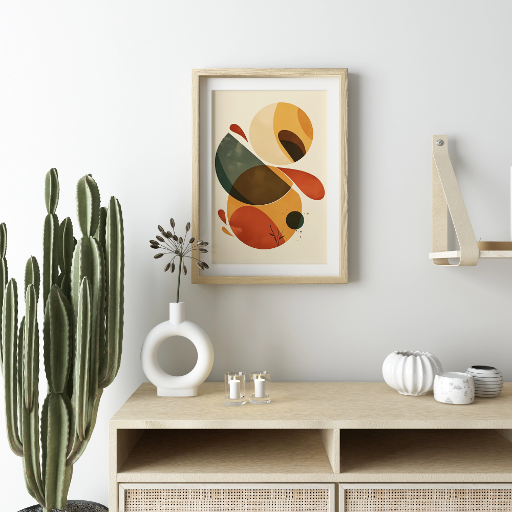 Soft Hues Abstract Design - PrintKloud