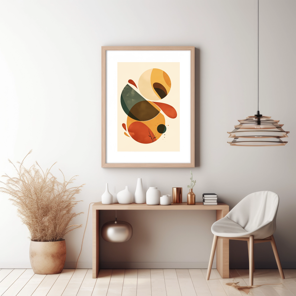 Soft Hues Abstract Design - PrintKloud