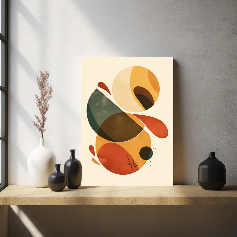 Soft Hues Abstract Design - PrintKloud