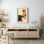 Retro Revival Abstract Print - PrintKloud