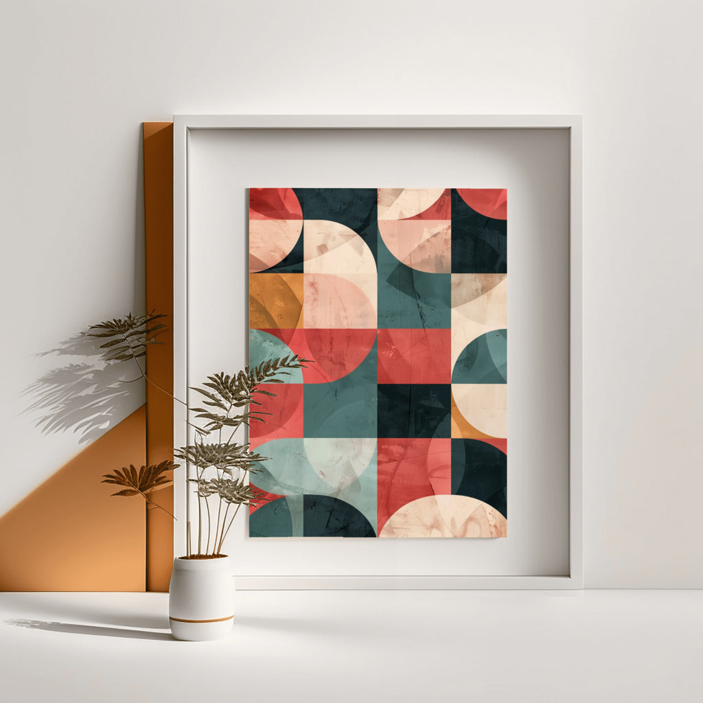 Retro Patterns Abstract Art - PrintKloud