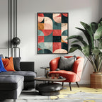 Retro Patterns Abstract Art - PrintKloud