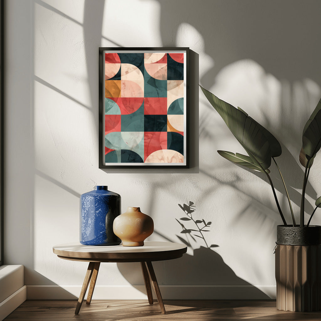 Retro Patterns Abstract Art - PrintKloud