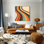 Vintage Hues Abstract Design - PrintKloud