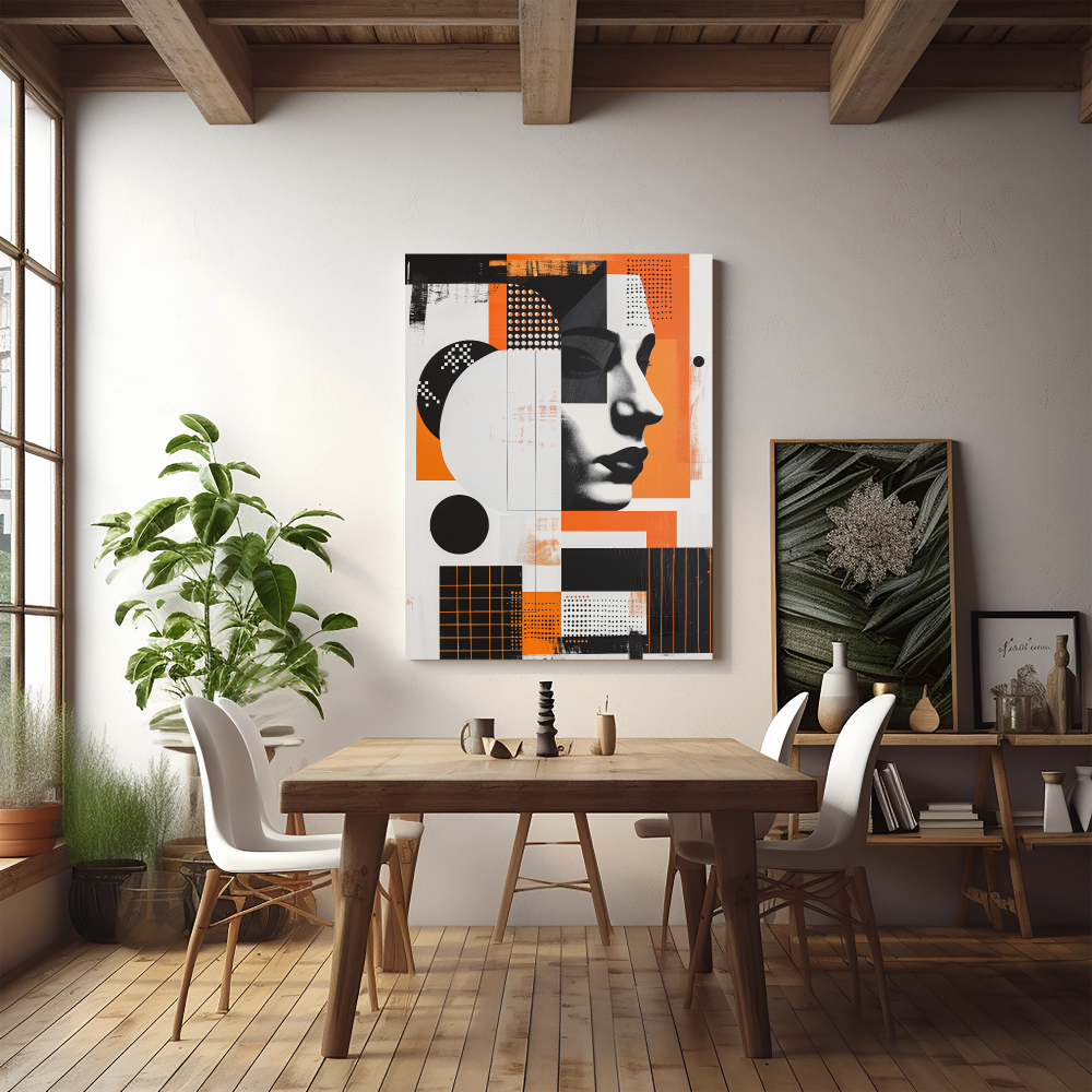 Fragmented Reality Abstract Composition