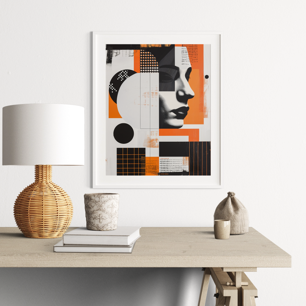 Fragmented Reality Abstract Composition