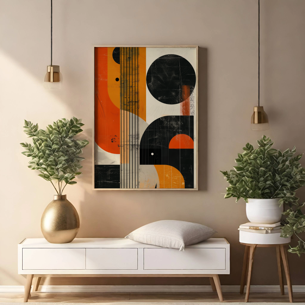 Mystic Layers Contemporary Abstract Canvas