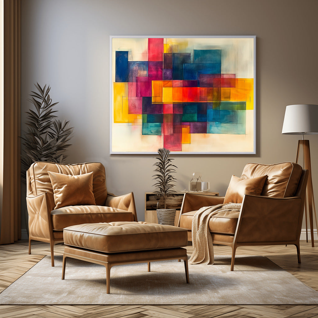 Harmonic Fusion Abstract Shapes and Colors