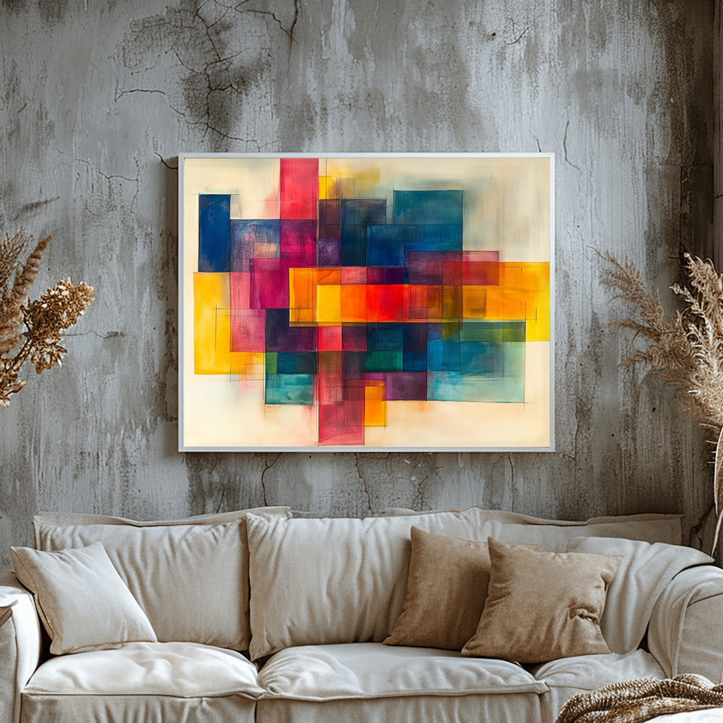 Harmonic Fusion Abstract Shapes and Colors