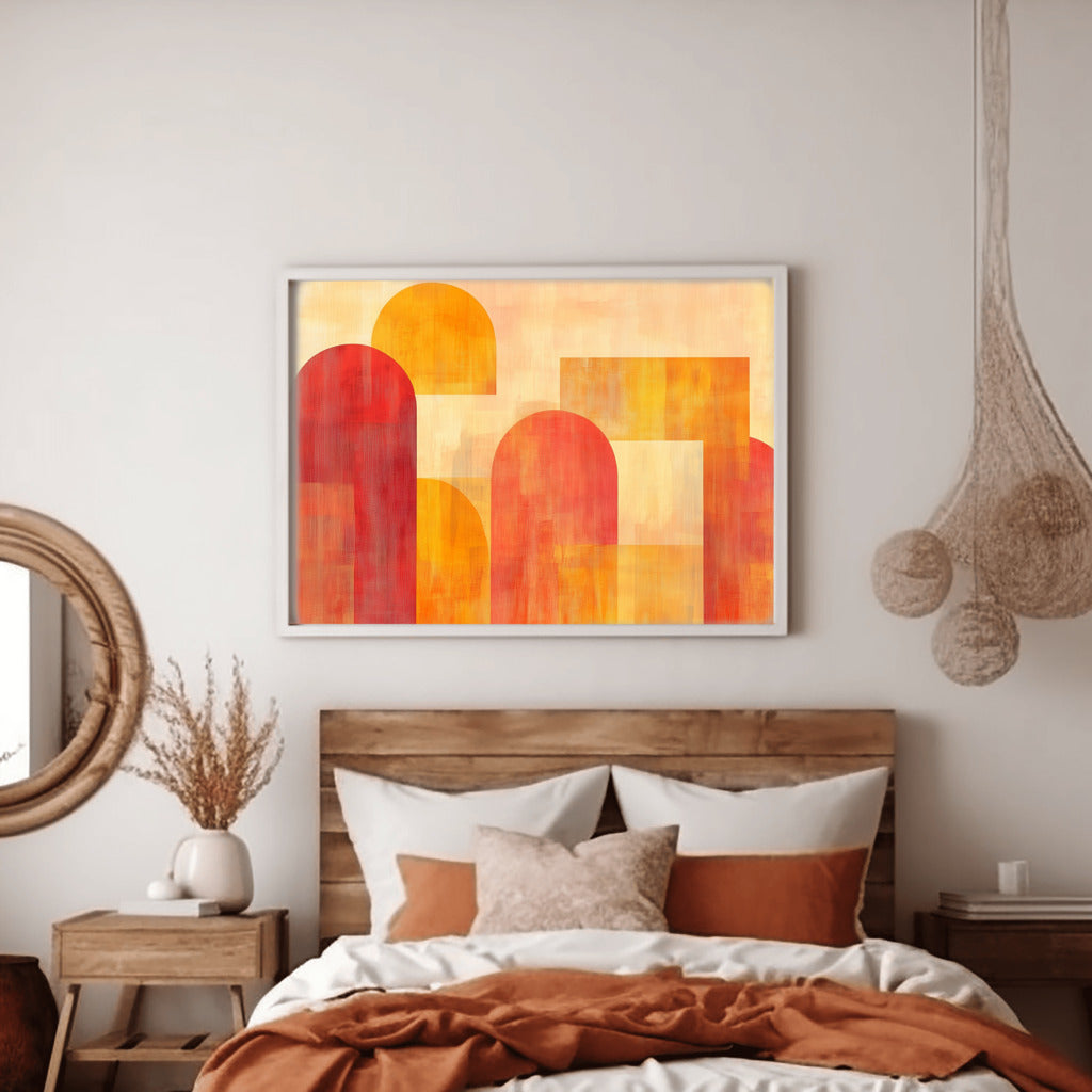 Ember Flow Warm Tones in Abstract Motion