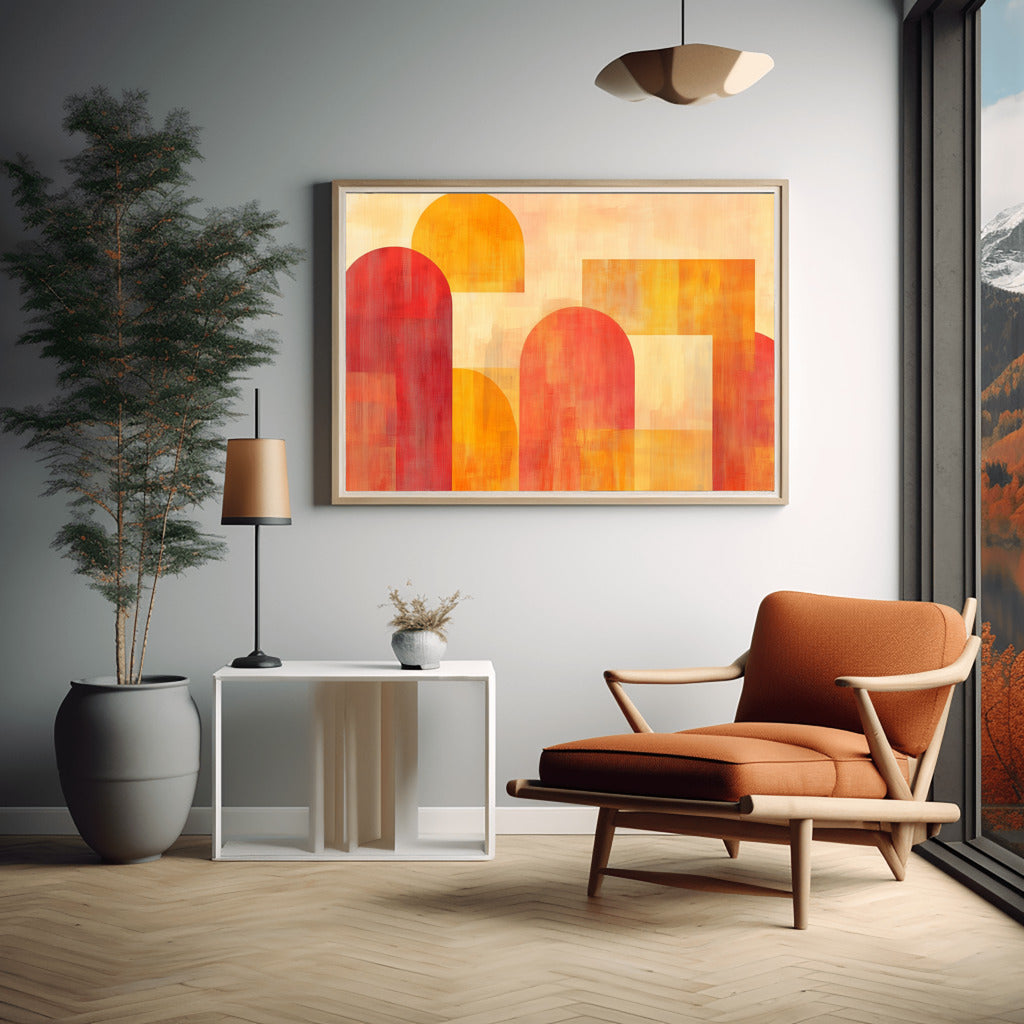 Ember Flow Warm Tones in Abstract Motion