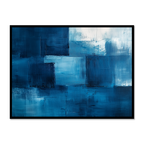 Azure Breeze Soft Blue Strokes in Harmony