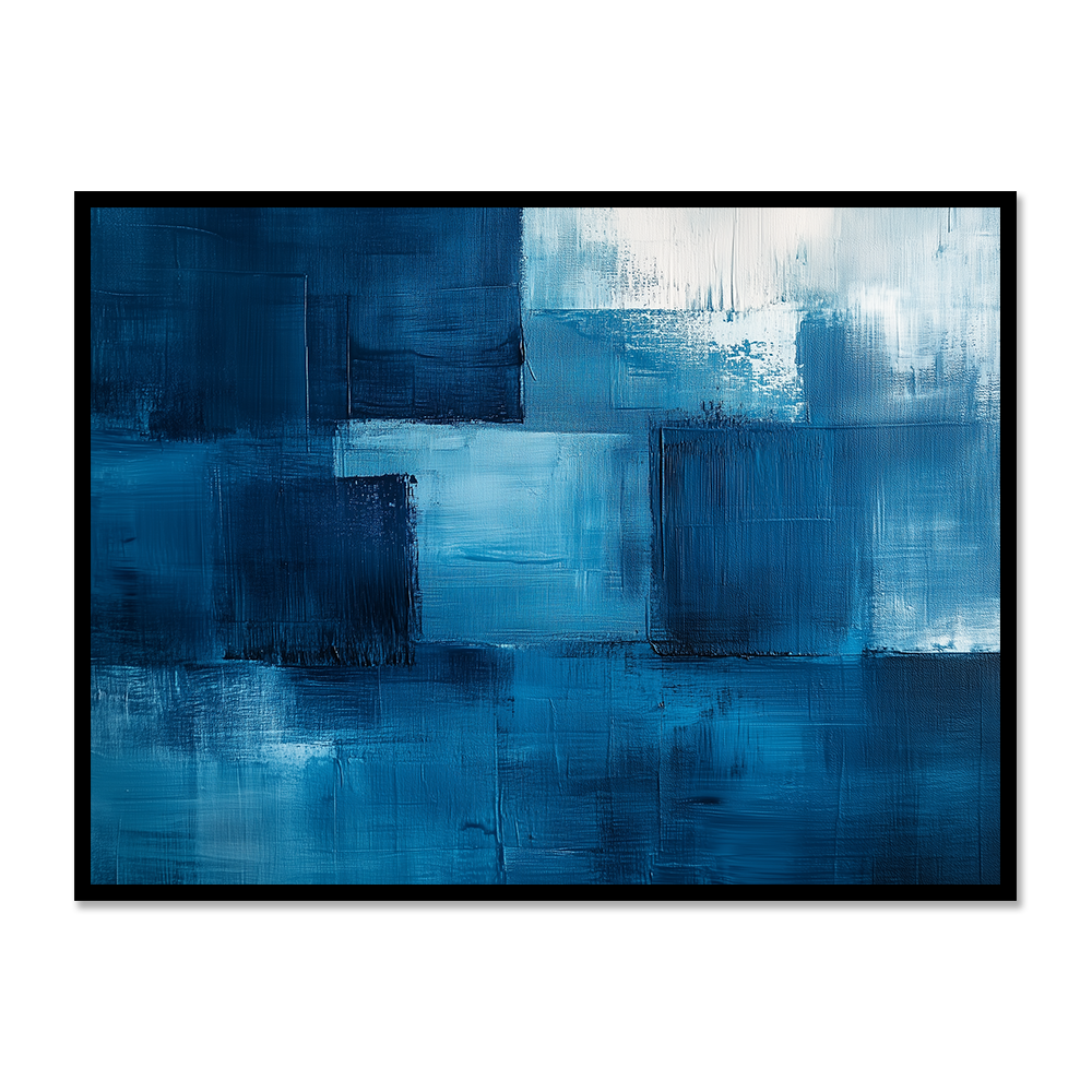 Azure Breeze Soft Blue Strokes in Harmony