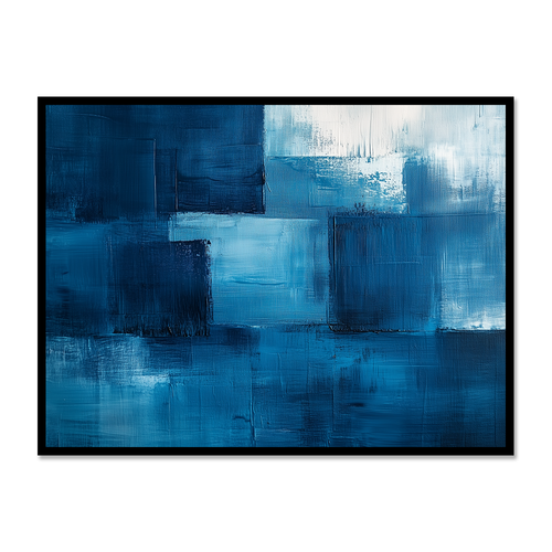 Azure Breeze Soft Blue Strokes in Harmony
