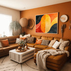 Sunlit Harmony Geometric Warmth