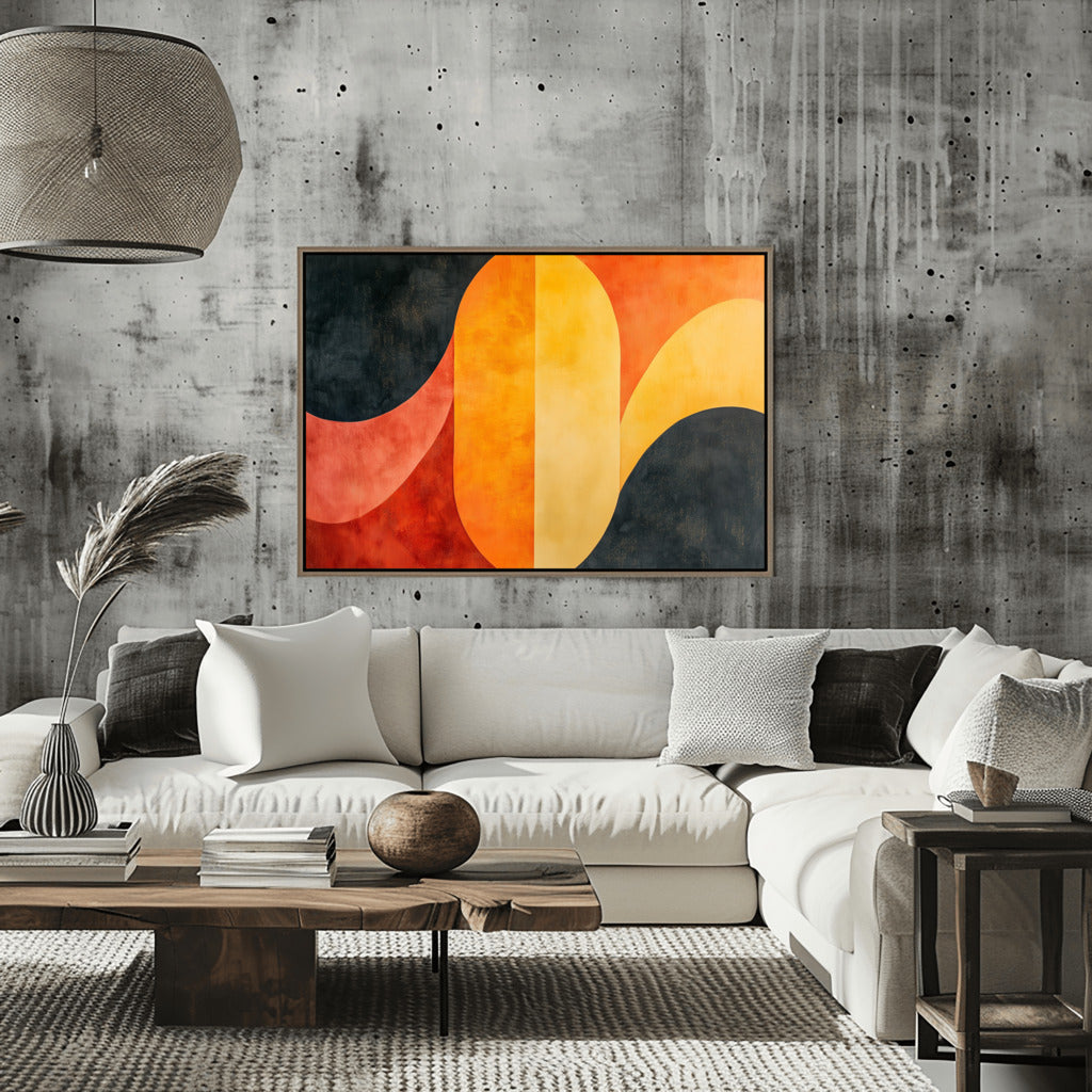 Sunlit Harmony Geometric Warmth