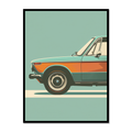 Vintage BMW 2002 Turbo Canvas for Home Office