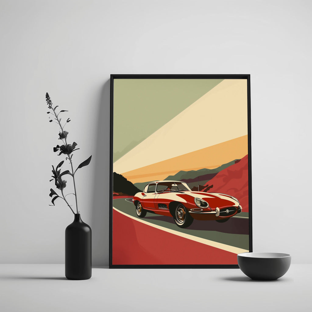 E-Type Elegance Art - PrintKloud