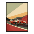 Jaguar E-Type Elegance Canvas for Home Office