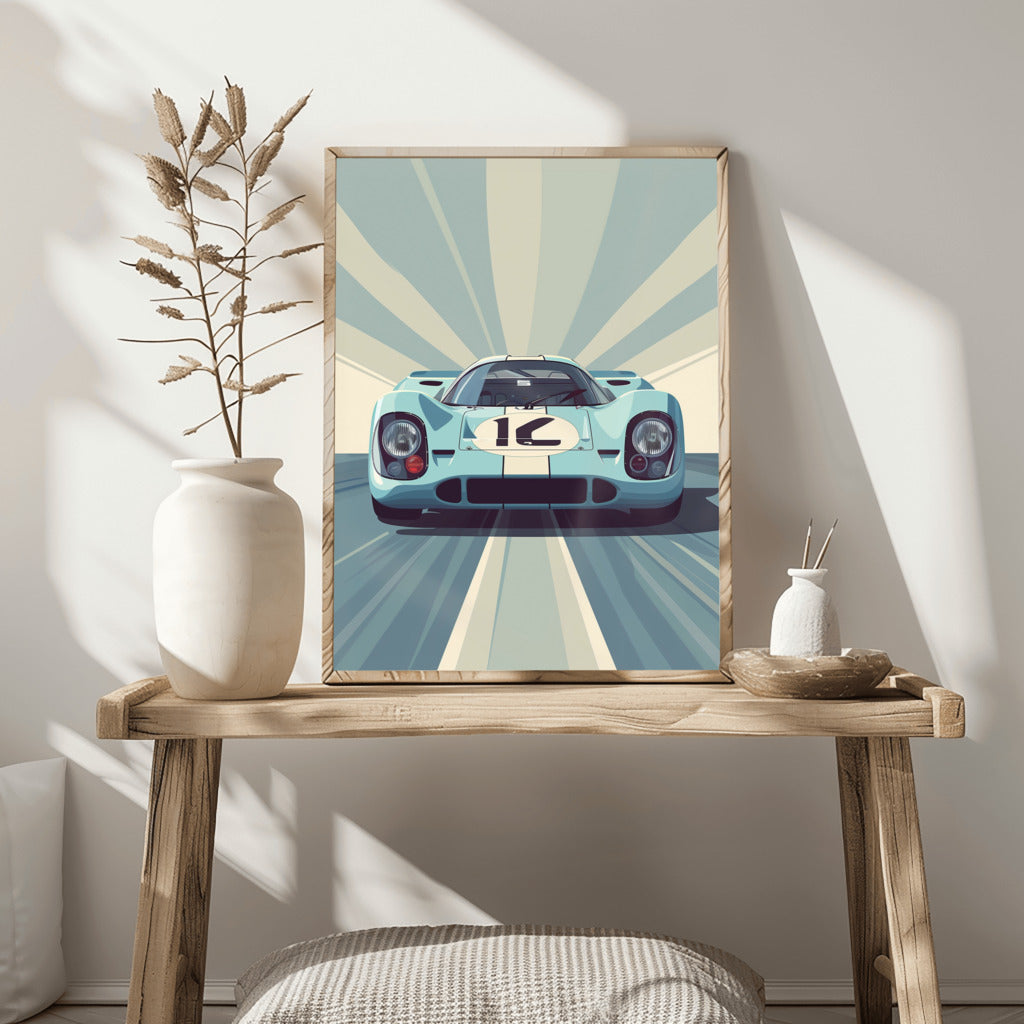 Dynamic Porsche 917 Art - PrintKloud