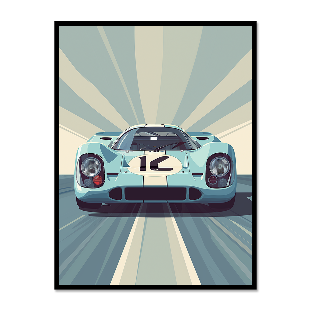 Dynamic Porsche 917 Art