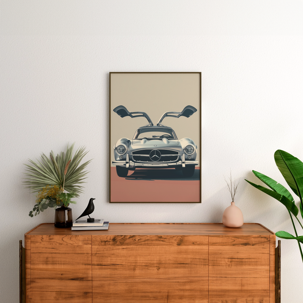 Mercedes 300 SL Art - PrintKloud
