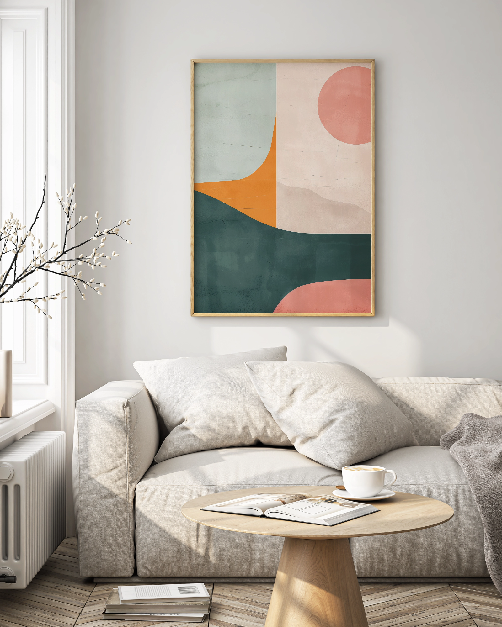 Abstract Boho Flowing Harmony - PrintKloud