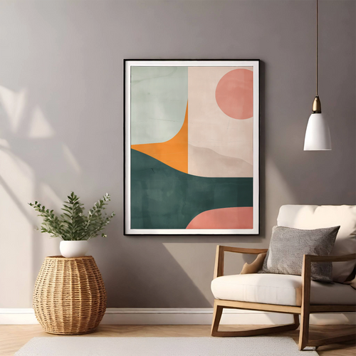 Abstract Boho Flowing Harmony - PrintKloud