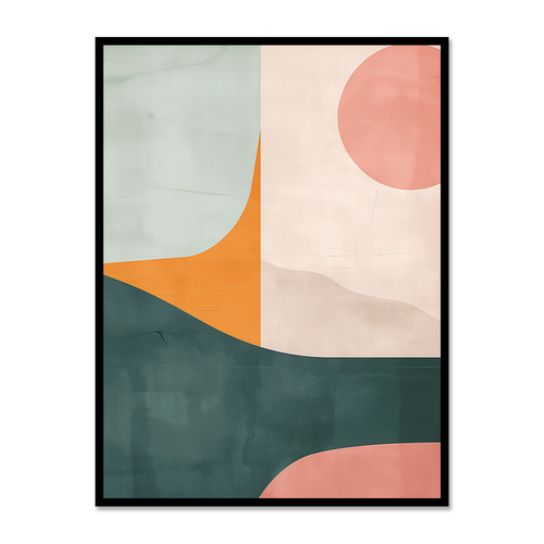 Abstract Boho Flowing Harmony