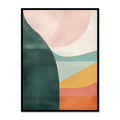 Boho Linear Patterns Canvas for Living Room