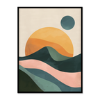 Bohemian Mountain Horizon Art