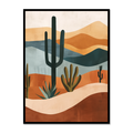 Bohemian Desert Oasis Canvas for Living Room