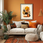 Bohemian Pots Abstract Art - PrintKloud