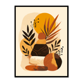 Bohemian Pots Abstract Canvas for Living Room