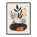 Bohemian Pebble Harmony Canvas for Living Room