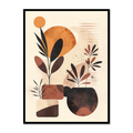 Boho Garden Bliss – Leaves & Florals Canvas