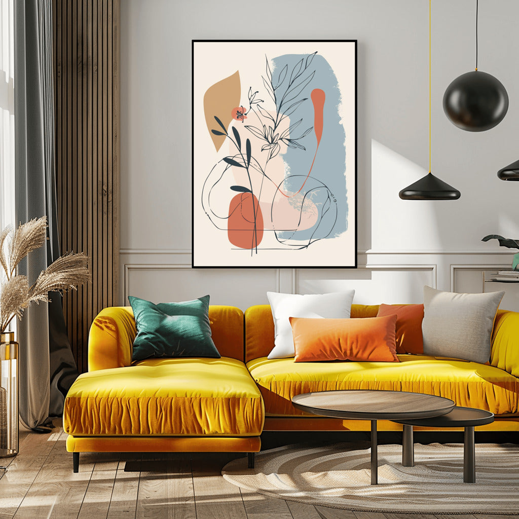 Bohemian Line Art Serenity - PrintKloud