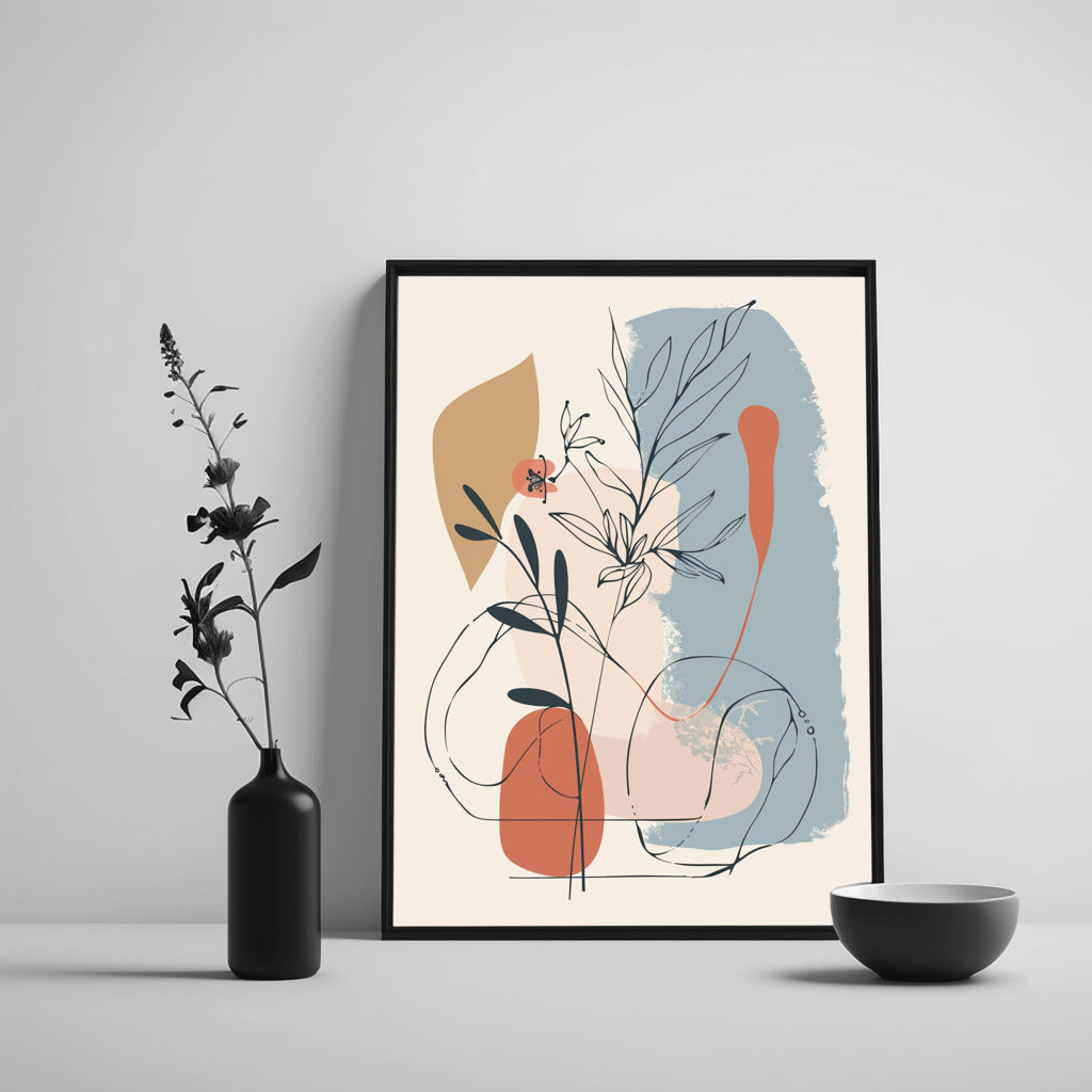 Bohemian Line Art Serenity - PrintKloud
