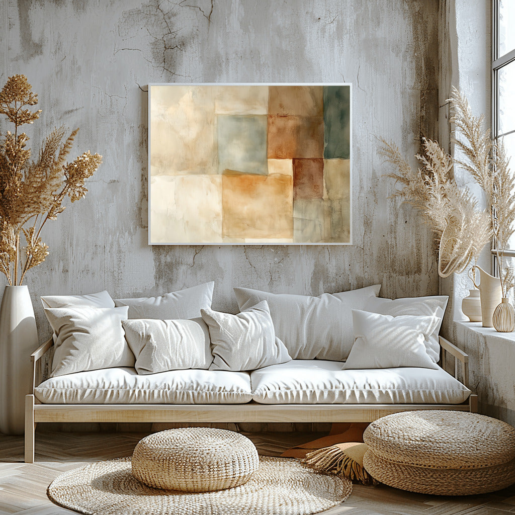 Nature’s Whisper Earthy Boho Abstract